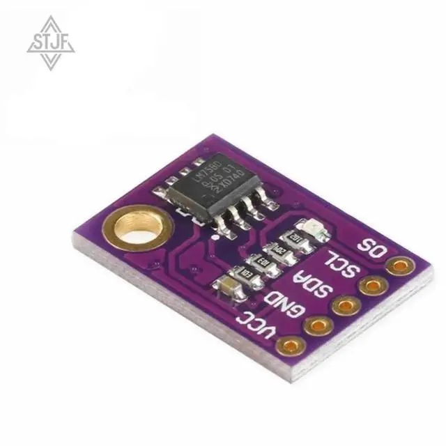 Alt view image 4 of 6 - LM75 LM75A temperature sensor high speed I2C interface high precision development board module