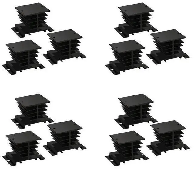 Alt view image 3 of 3 - Solid State Relay Heat Sink,12PCS Heatsink PID Temperature Controller Heat Sink For Solid State Relay And SSR Radiator
