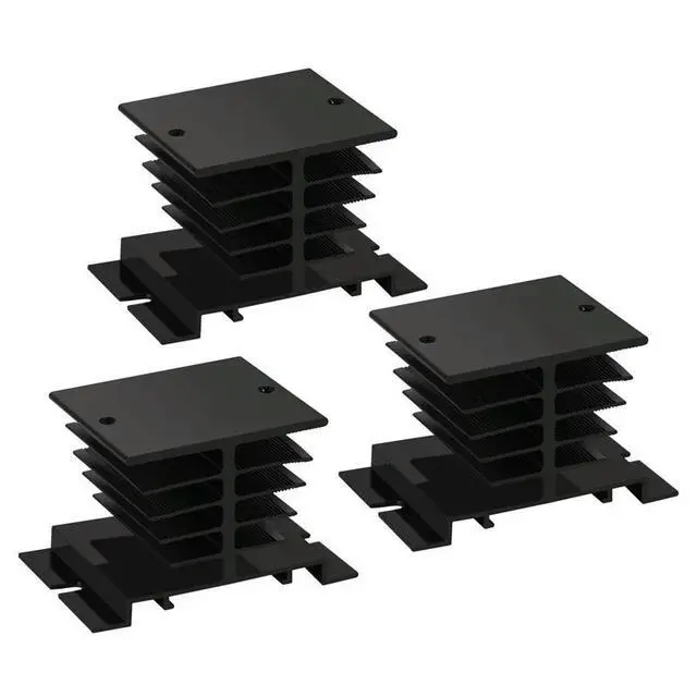 Alt view image 2 of 3 - Solid State Relay Heat Sink,12PCS Heatsink PID Temperature Controller Heat Sink For Solid State Relay And SSR Radiator