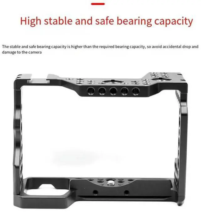 Main image of Aluminum Alloy Camera Cage Rig For A7M3/A7R3/A7RIII Cage Protective Case