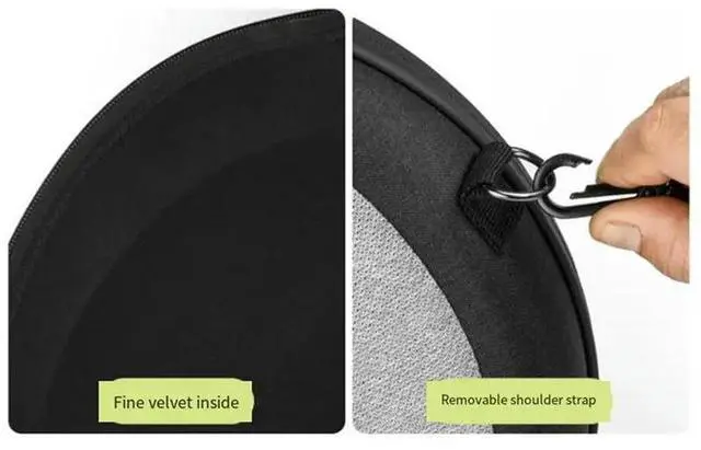 Alt view image 3 of 3 - Suitable For Kardon OS6 Speaker Protective Case Kardon OS6 Speaker EVA Shoulder Strap Speaker Case
