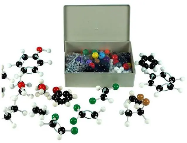 Alt view image 3 of 3 - Molecular Model Kit Inorganic And Organic Chemistry Science Atoms Molecular Models Coding Atoms For Kids,444PCS