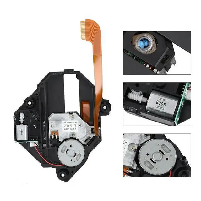 Alt view image 2 of 3 - 2X Optical Pick Up Lens Replacement For PS1 KSM-440AEM Game Console Gaming Assembly Parts