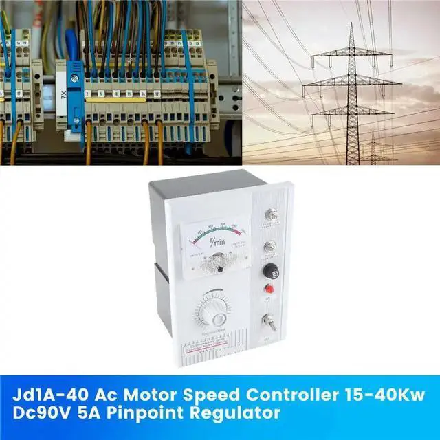 Alt view image 2 of 3 - Jd1a-40 Ac Motor Speed Controller 15-40Kw Dc 90V 5A Motor Speed Pinpoint Regulator 132-1320Rpm Controller Ip55 Dustproof