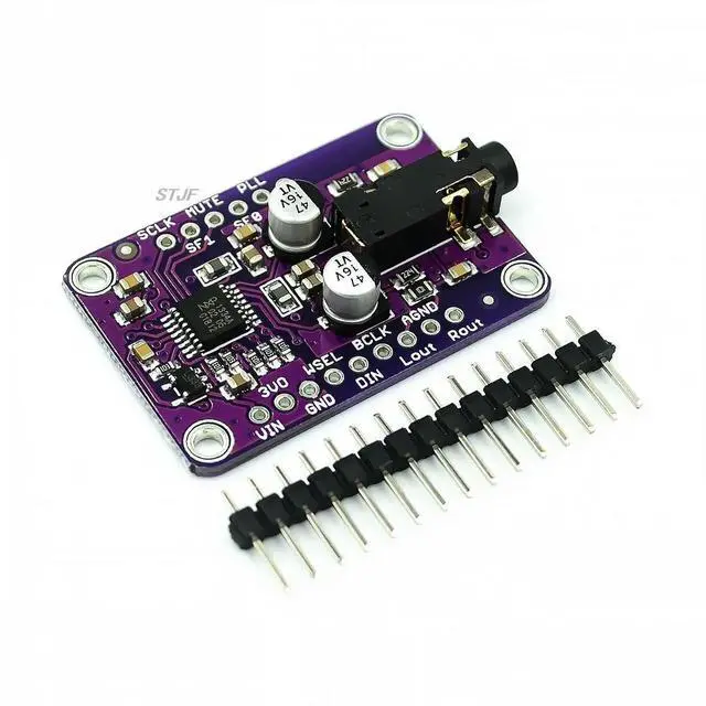 Alt view image 4 of 6 - DAC Module 1334 UDA1334A I2S DAC Audio Stereo Decoder Module Board For 3.3V - 5V