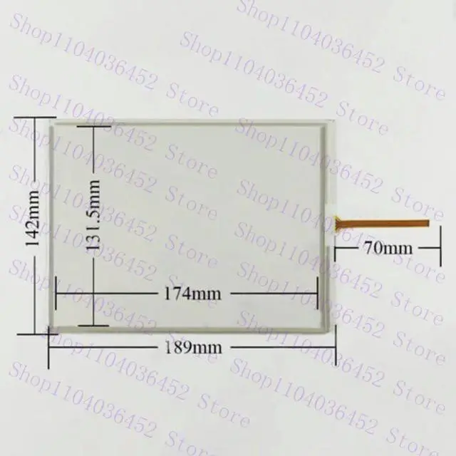 Alt view image 4 of 4 - For 1301-161 A TTI Glass Panel Touch Screen