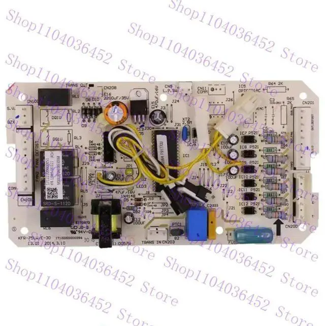Alt view image 2 of 2 - for Midea air conditioning outdoor unit control board KFR-120W/S-590.D.2.1 circuit PCB KFR-75LW/E-30 accessories