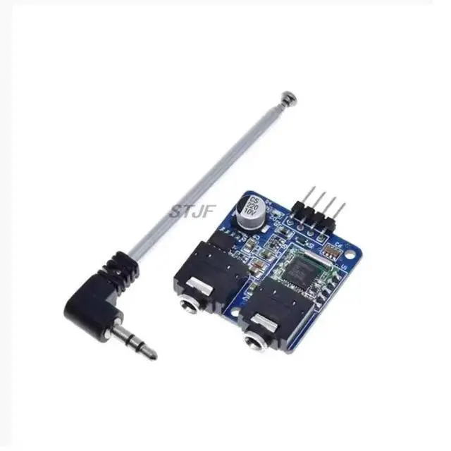 Alt view image 3 of 6 - TEA5767 FM Stereo Radio Module 76-108MHZ With Free Cable Antenna