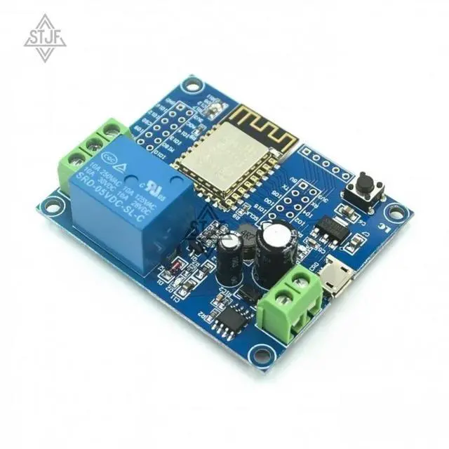 Alt view image 3 of 3 - DC 5-80V Power Supply ESP8266 Single-Channel Relay Module ESP-12F Development Board