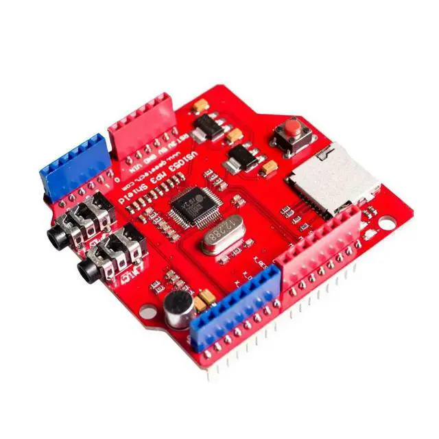 Alt view image 3 of 6 - VS1053 VS1053B Stereo Audio MP3 Player Shield Record Decode Development Board Module With TF Card Slot For