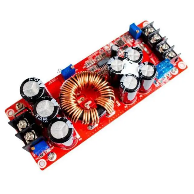 Alt view image 4 of 6 - 1200W 20A DC Converter Boost Step-up Power Supply Module IN 8-60V OUT 12-83V