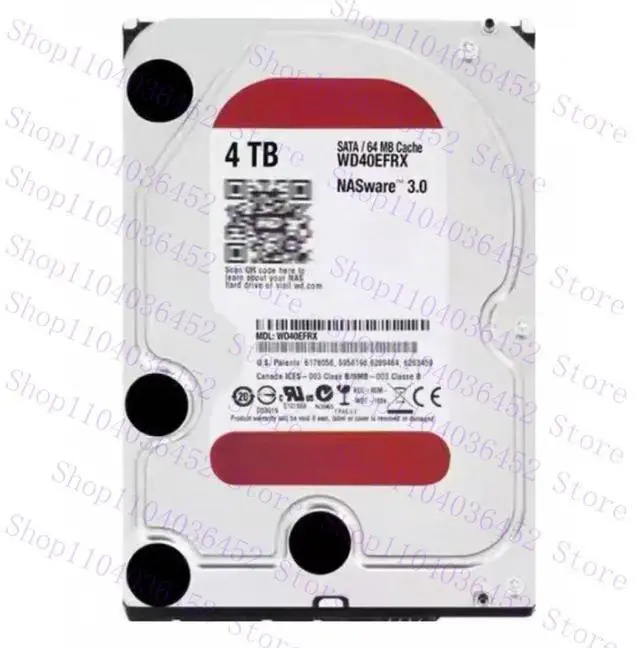 Alt view image 4 of 6 - forVVD40EFRX 4TB Red NAS Hard Disk Drive 3.5" 4TB Internal Hard Drive 5400RPM SATA 6Gb/s 64MB Cache For Desktop