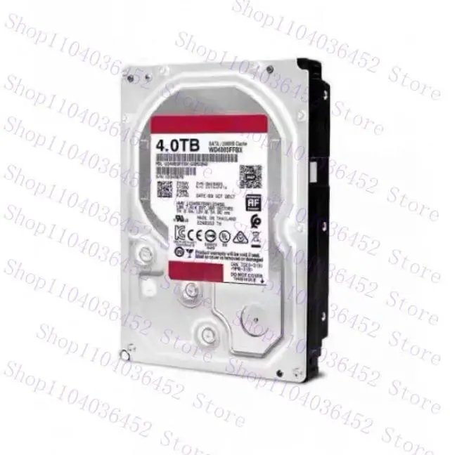 Alt view image 6 of 6 - forVVD40EFRX 4TB Red NAS Hard Disk Drive 3.5" 4TB Internal Hard Drive 5400RPM SATA 6Gb/s 64MB Cache For Desktop