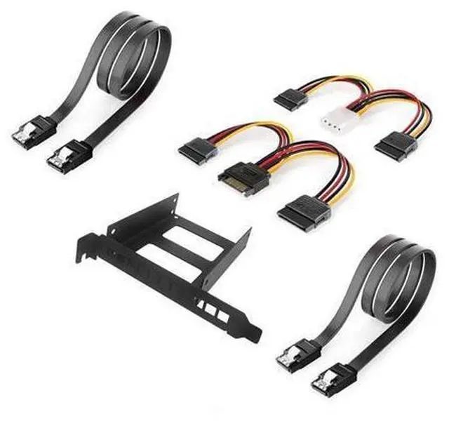 Alt view image 3 of 5 - 2.5" PCI SSD Hard Drive Bracket Hard Drive Adapter Case Internal Hard Drive Tray Mounting Bracket Full Hlaf Height F41139