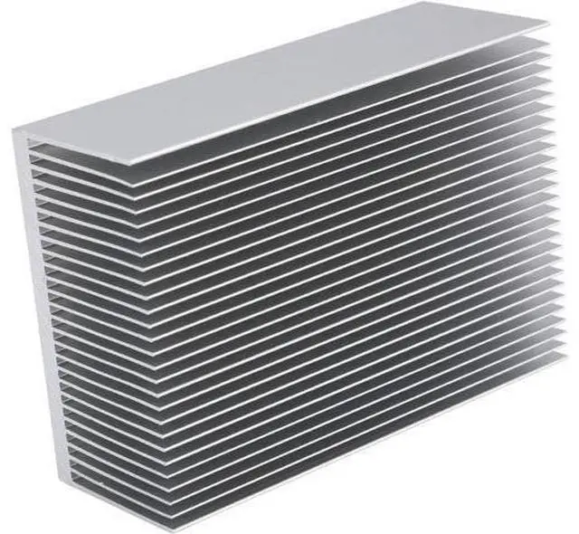 Alt view image 2 of 6 - JVFYI 100x69x36mm Aluminum Heatsink, High-Power 27-Fin Cooler for GPU, IC Module, LED PCB, Amplifier & Electronics