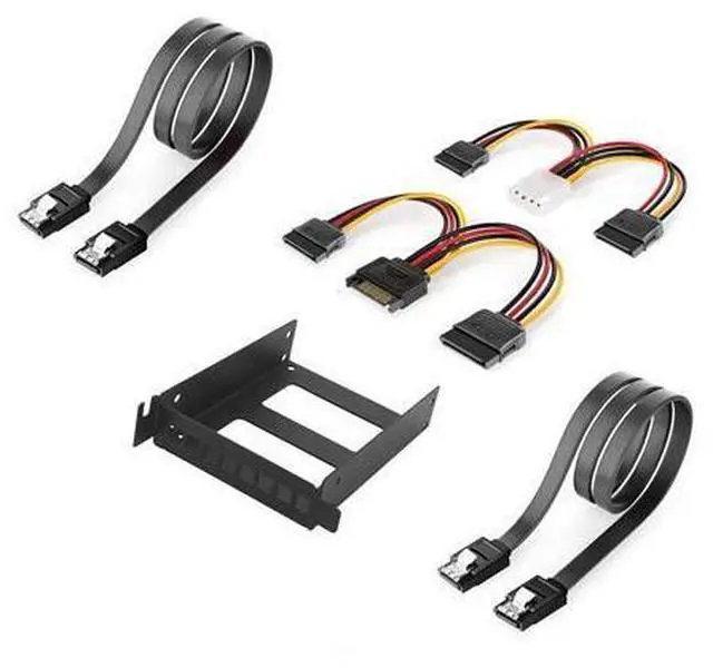 Alt view image 4 of 5 - 2.5" PCI SSD Hard Drive Bracket Hard Drive Adapter Case Internal Hard Drive Tray Mounting Bracket Full Hlaf Height F41139