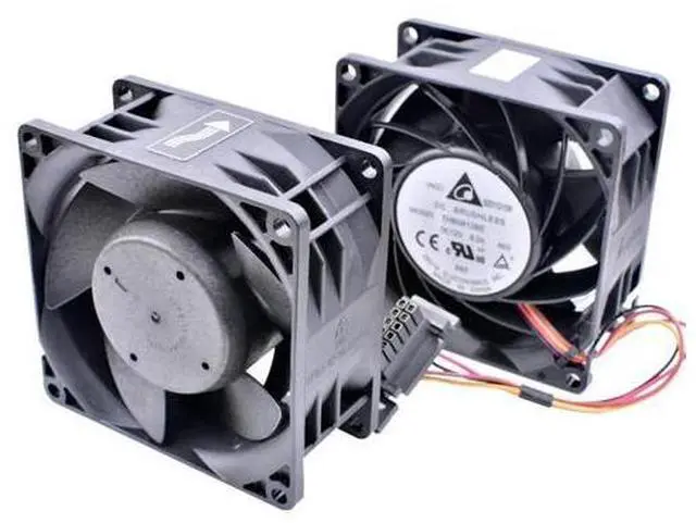 Alt view image 4 of 4 - THB0812BE 8cm 80mm fan 80mm fan 8038 DC12V 6A Dual fan combination large air volume server fan