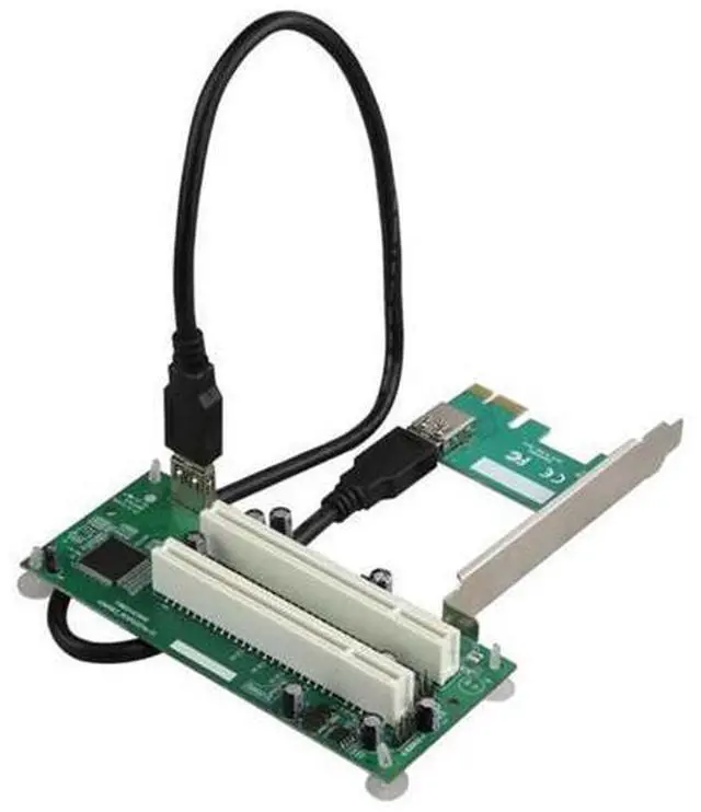Main image of Desktop PCI-Express PCI-E to PCI Adapter Card PCIe to Dual Pci Slot Expansion Card USB 3.0 Add on Card Convertor-AB01