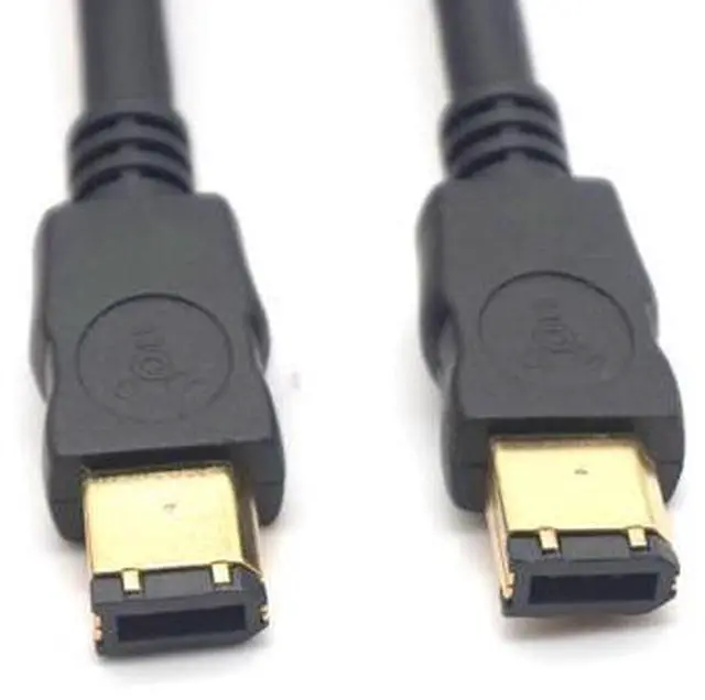 Alt view image 3 of 7 - IEEE 1394A Data Cable IEEE 1394 6P to 6P 6P-6P 6 Pin to 6 Pin Industrial Camera Cable Firewire 400 Mbps