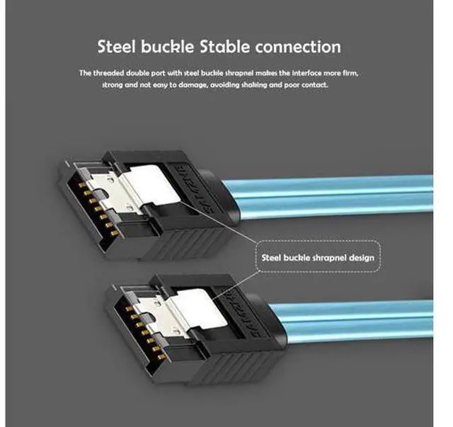 Alt view image 6 of 7 - SATA III 6Gbps SAS Cable for Server SATA 7 Pin to SATA 7 Pin Hard Drive Data Cable 6SATA to 6SATA