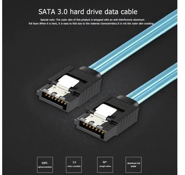 Alt view image 3 of 7 - SATA III 6Gbps SAS Cable for Server SATA 7 Pin to SATA 7 Pin Hard Drive Data Cable 6SATA to 6SATA