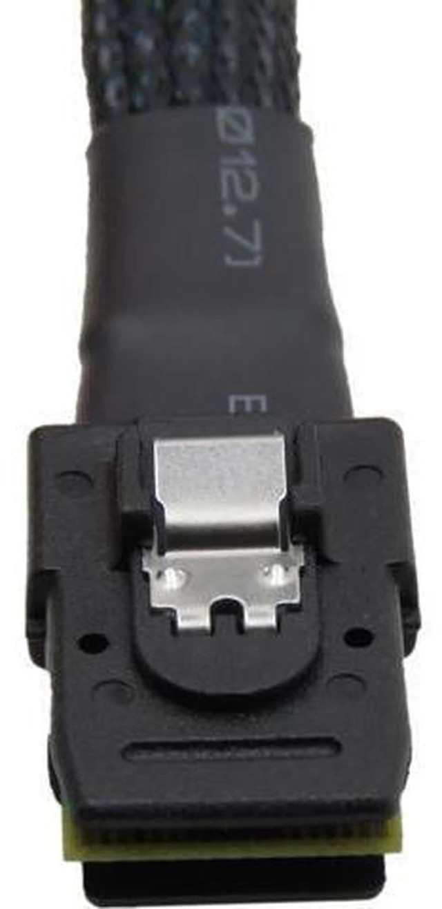 Alt view image 5 of 7 - 18' Mini SAS 36P SFF-8087 To 4 SATA 7Pin 90 Degrees Target Hard Disk Data Cable 0.5M (H0304)
