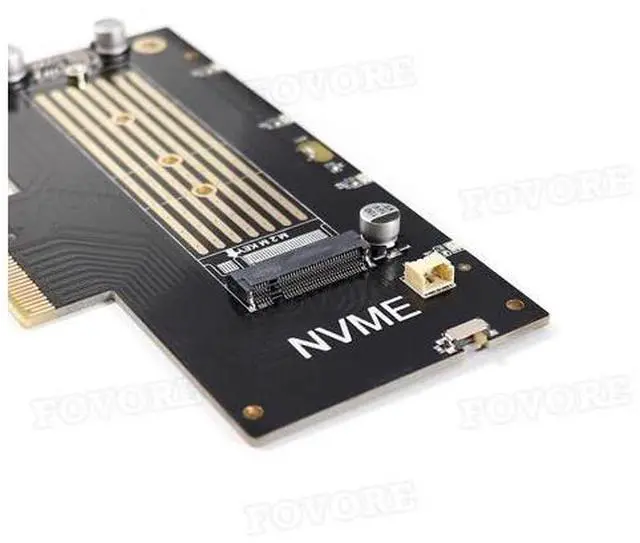 Alt view image 5 of 6 - M.2 PCI-e adapter m key NVMe NGFF M.2 SSD 2280 to PCI-e X4 adapter M2 PCI e PCI express converter Card with Heat sink heatsink