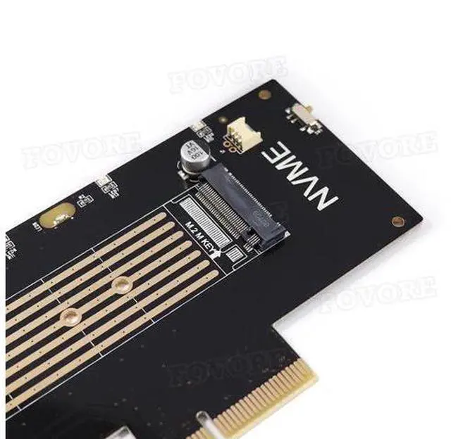 Alt view image 6 of 6 - M.2 PCI-e adapter m key NVMe NGFF M.2 SSD 2280 to PCI-e X4 adapter M2 PCI e PCI express converter Card with Heat sink heatsink