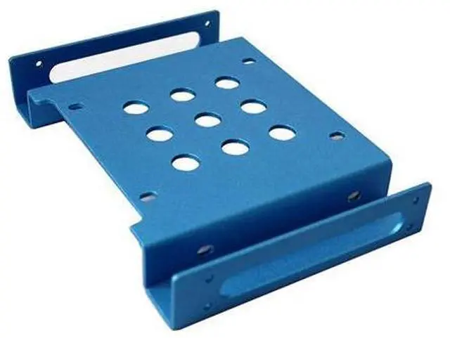 Alt view image 2 of 3 - 5.25" to 2.5" & 3.5"HDD/SSD Hard Drive Aluminum Mobile Bracket Rack Caddy