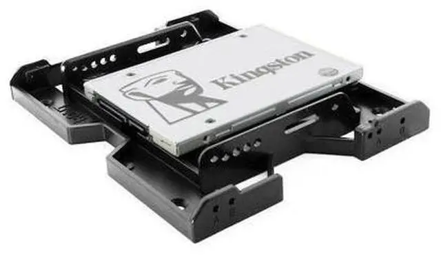 Alt view image 3 of 6 - 2.5 / 3.5 to 5.25 Drive Bay Computer Case Adapter HDD Mounting Bracket SSD
