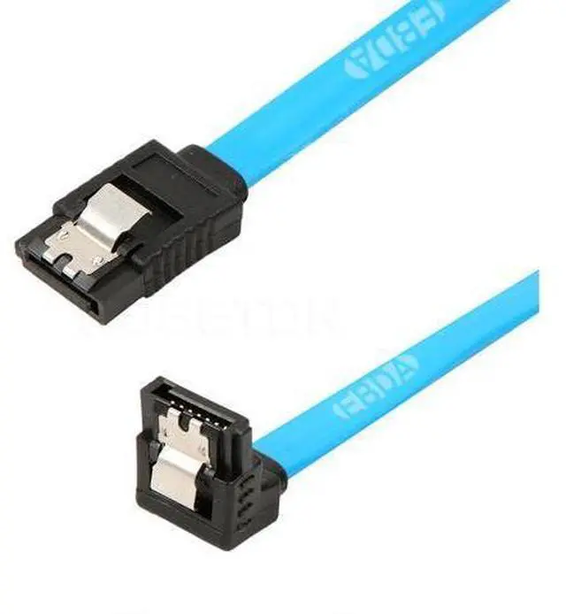 Alt view image 7 of 7 - Super Speed Straight Right Angle 6Gbps 30CM 50CM SATA 3.0 Cable 6GB/s SATA III SATA 3 Cable Flat Data Cord for HDD SSD