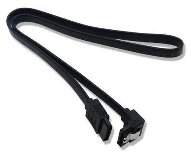 Alt view image 3 of 6 - 40CM Super Speed Straight 90 Right Angle SATA 3.0 Cable 6GB/s SATA III Cable Flat Data Cord for HDD SSD Wholesale (Orange)