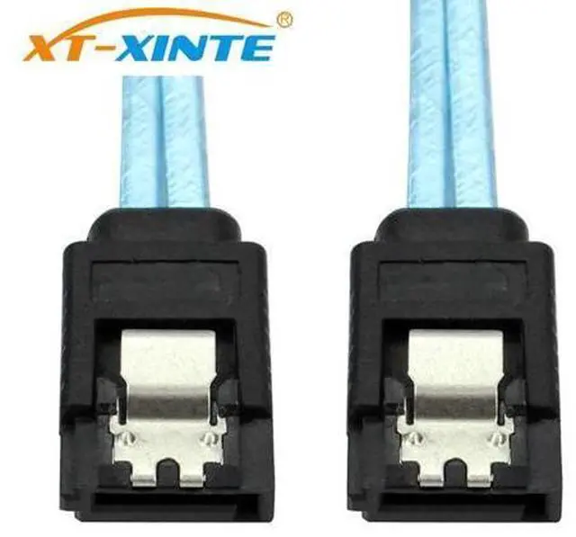 Alt view image 5 of 6 - XT-XINTE 6Gbps Straight SATA 3.0 III 7Pin to SATA III SATA 3 SATA3.0 Cable Flat Data Cord 60cm for HDD SSD