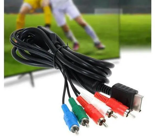 Alt view image 2 of 3 - HDTV AV Audio Video Cable AV Component Cable Cord Wire HDTV AV Audio Video Component Cable Cord for PS3 PS2