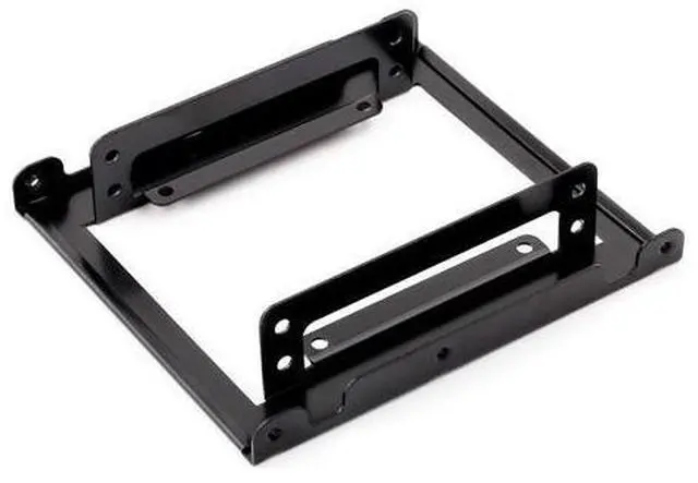 Alt view image 5 of 5 - Dual 2.5" to 3.5" HDD & SSD Converter Bracket Converts 2.5" Notebook Hard Drive to 3.5" Desktop Hard Drive Bay Mounting Bracket Adapter Mac | PC | Linux
