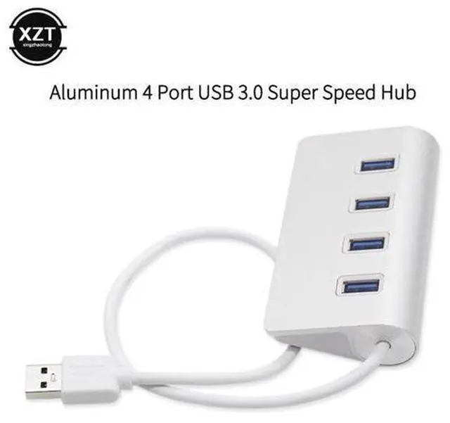 Alt view image 2 of 5 - USB HUB High Speed 5Gbps Multi USB 3.0 4-Port Multi HUB Splitter Aluminum Adapter Expander For PC Laptop Notebook