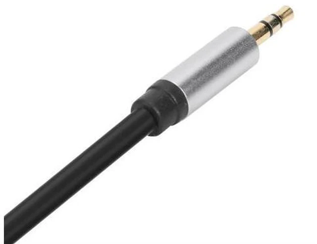 Alt view image 4 of 4 - 1.8m 3.5mm To Double 6.35mm TRS Cable Aluminum Housing 3.5mm TRS To 6.35mm TS Adapter Audio Stereo Cable for Home Stereo System