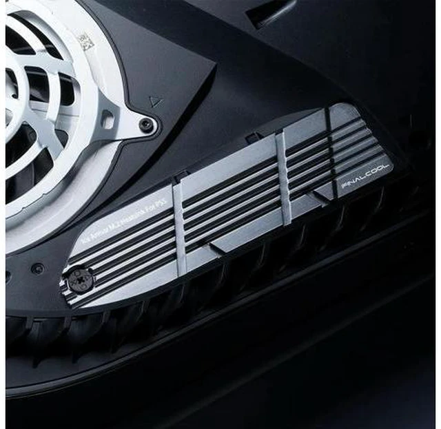 Alt view image 3 of 4 - Aluminum Heatsink with Pads SSD Cooling Mounting Kit Heat Sink Radiator for PS 2280 NVMe SSD Expansion Slot