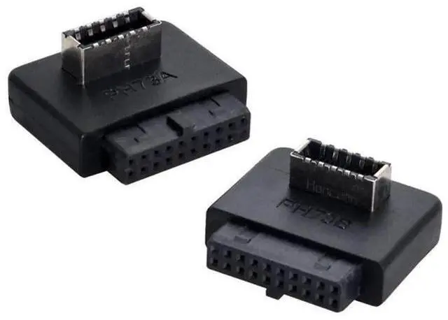 Main image of 2pcs USB 3.1 Front Panel Socket Key-A Type-E to USB 3.0 20Pin Header Male Extension Adapter for Motherboard