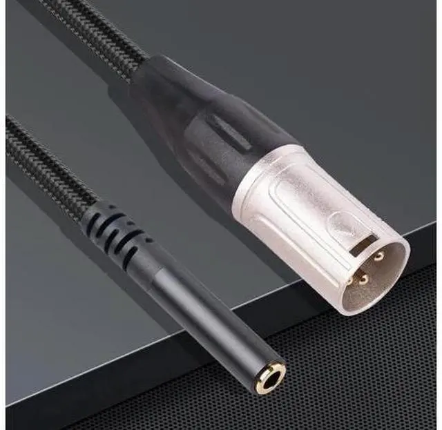 Alt view image 3 of 3 - 3.5mm Stereo Audio Adapter Cable Female To XLR Male Interconnect Cable for Microphone