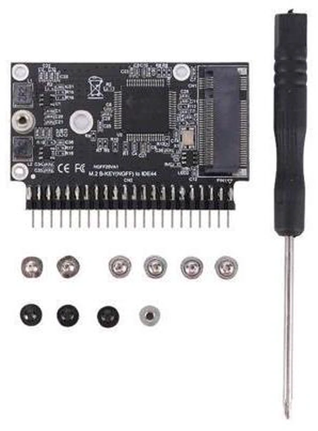 Main image of M.2 NGFF SATA SSD To 2.5inch IDE 44pin Adapter Driver-free M.2 IDE Adapter M.2 NGFF SATA SSD To 2.5 IDE SATA SSD Converter