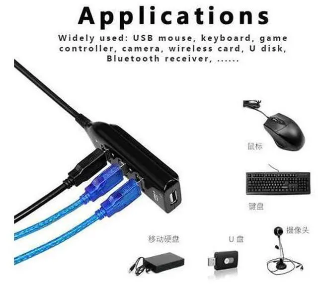 Alt view image 5 of 5 - High Speed 3 Ports Hub USB 2.0 3.0 Mini Rotate Splitter Adapter for Laptop para PC Notebook Rotatable 270 degrees Hub Peripheral