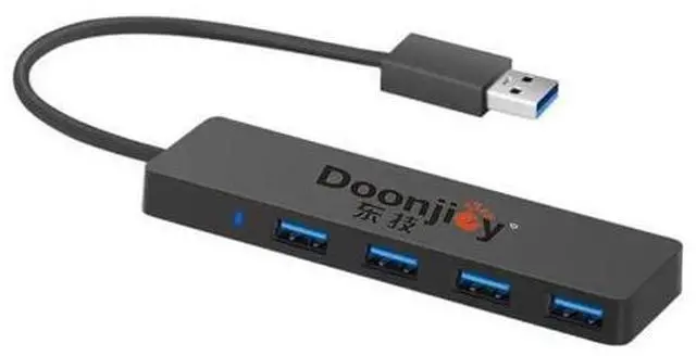 Main image of 4-Port Ultra-Slim USB 3.0 Hub with 2ft Extended Cable for Mac Pro HDD Ultra-thin Usb 3.0 Hub