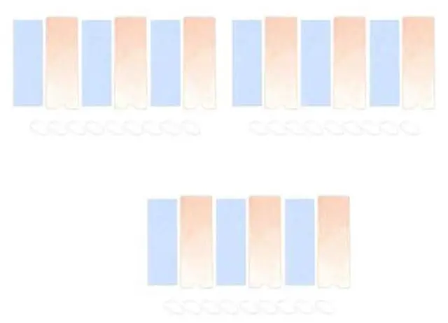 Alt view image 4 of 4 - 9Pcs M.2 SSD Heat Sink NVME NGFF M.2 2280 Solid State Hard Disk Pure Copper Heatsink Thin Radiator 1.0Mm