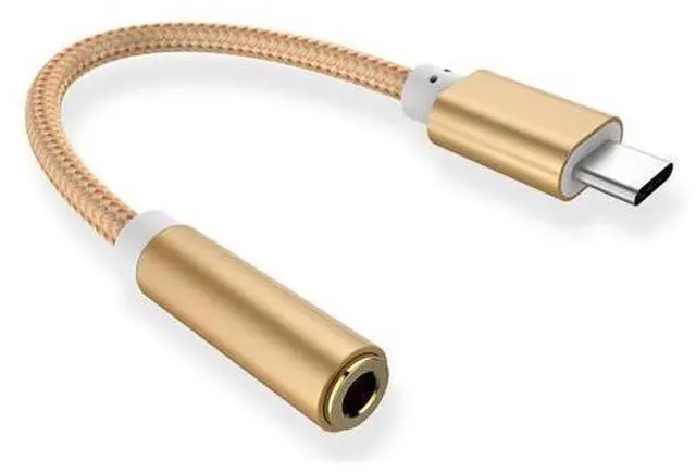 Main image of Type C To 3.5mm Earphone Headphone Cable Adapter -C To 3.5mm Headphone Jack Aux Cable For