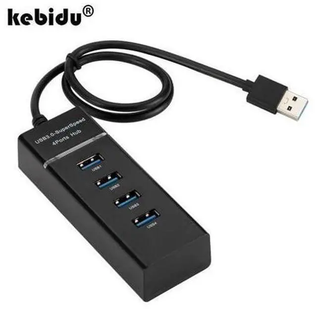 Main image of New High Speed 5Gbps 4 Ports USB HUB 3.0 Splitter Adapter 4 Port Hub for Laptop PC / Computer Peripherals Accessorie