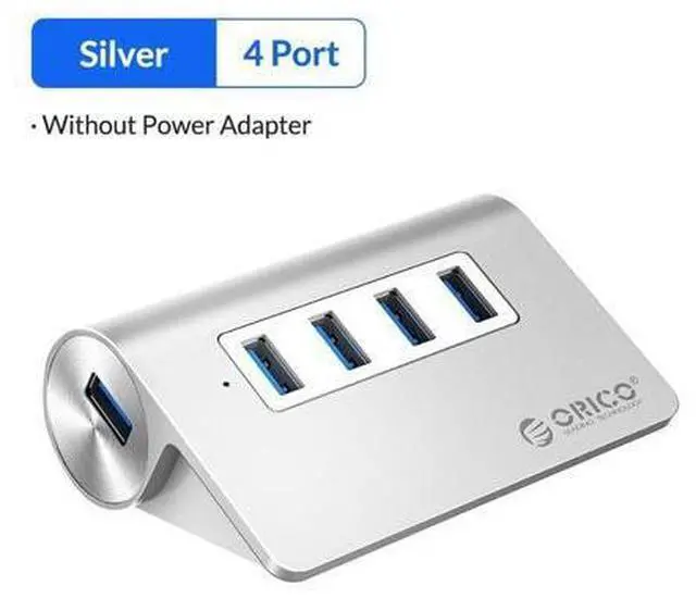 Main image of Aluminum USB HUB 4 Ports USB 3.0 HUB High Speed Mini Splitter Portable Hub for Laptop PC Computer With 1M Data Cable