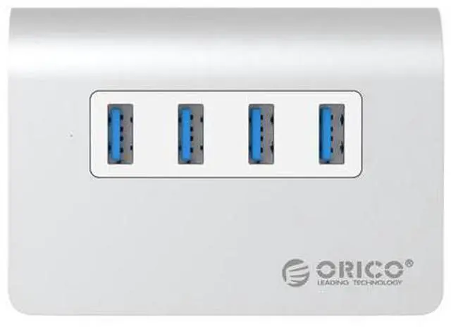 Alt view image 6 of 7 - Aluminum USB HUB 4 Ports USB 3.0 HUB High Speed Mini Splitter Portable Hub for Laptop PC Computer With 1M Data Cable