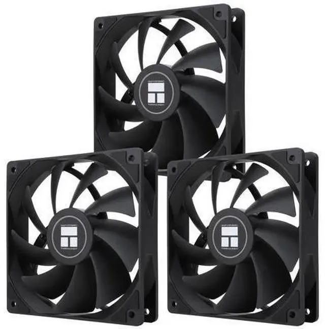 Main image of T TL-C12C X3 CPU Fan 120mm Case Cooler Fan, 4pin PWM Silent Computer Fan with S-FDB Bearing Included, up to 1550RPM Cooling Fan3 Quantities