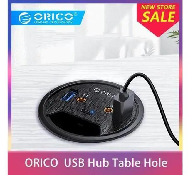 Main image of USB HUB High Speed 5Gbps Desktop Grommet With USB 3.0 Headphone Multiport Adapter 5 Ports Type C Port Adapter For Laptop